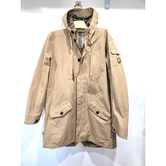Craghoppers Aquadry Utility  Men’s Hooded Utility Waterproof Jacket Tan Size L‎ - Picture 1 of 12